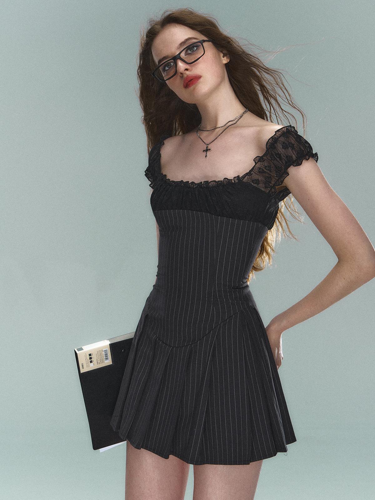 STRIKE A POSE Sexy Striped Short Sleeve Summer Dress For Women Dresses
