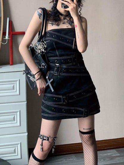 WSW WUSHENWU Short Tongue Flirty Skirt