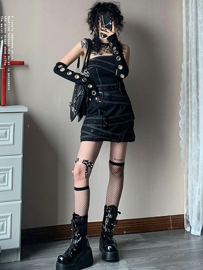 WSW WUSHENWU Short Tongue Flirty Skirt