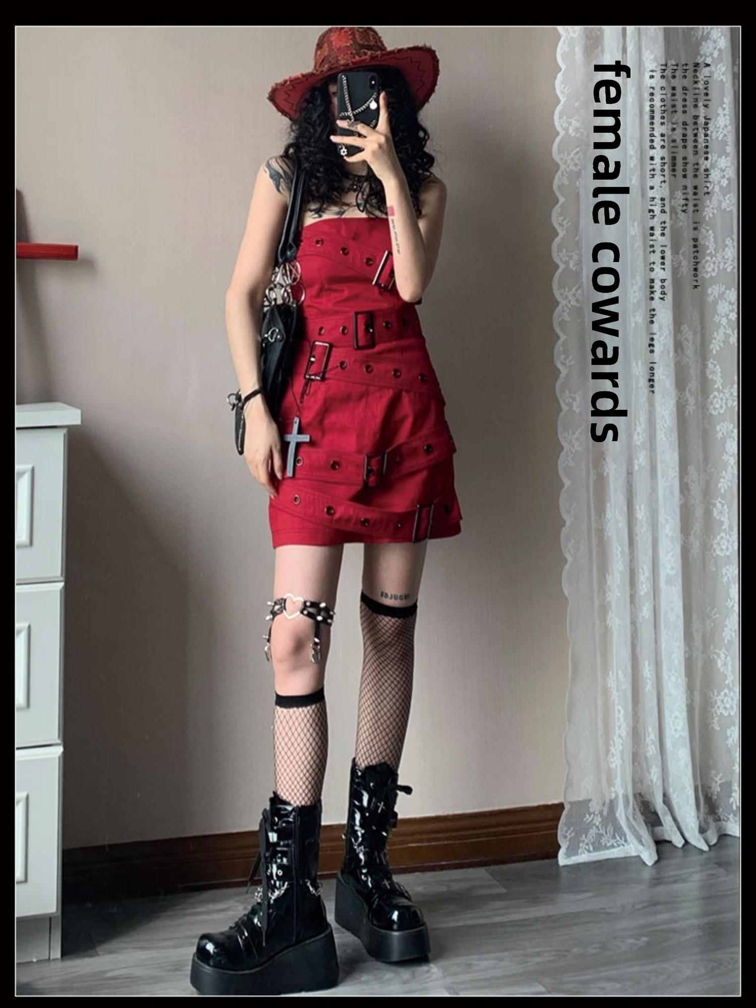 WSW WUSHENWU Short Tongue Flirty Skirt