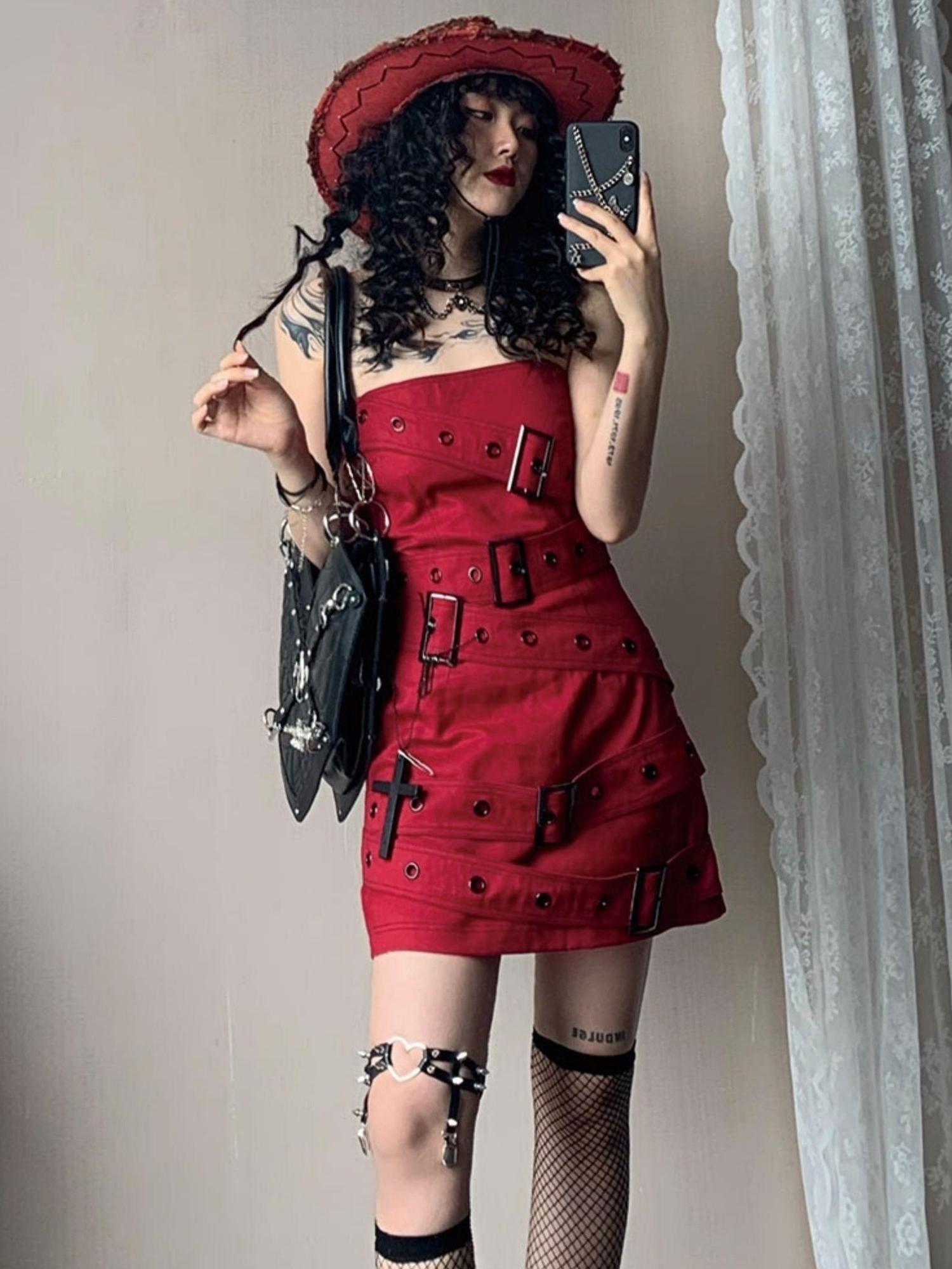 WSW WUSHENWU Short Tongue Flirty Skirt