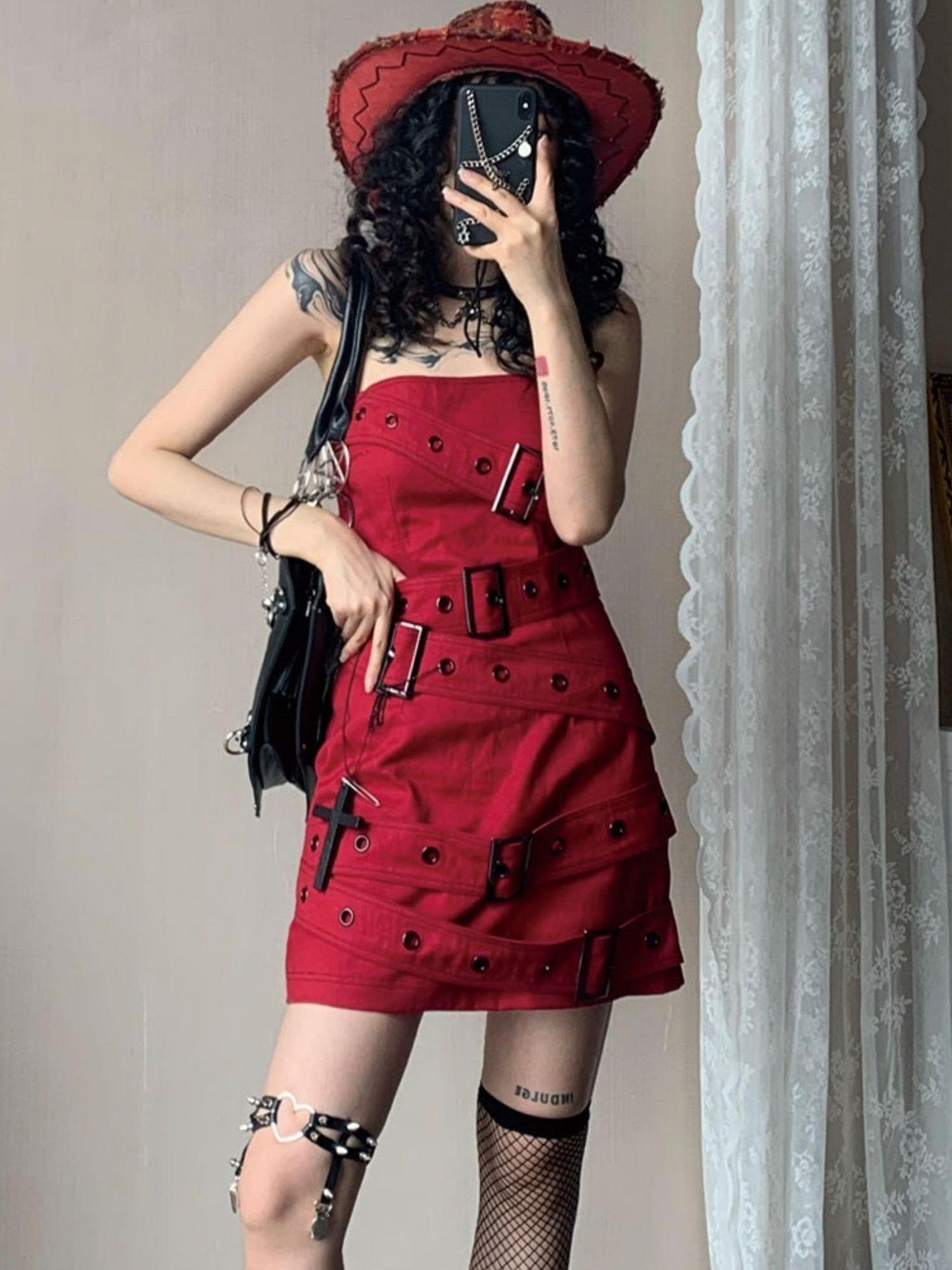 WSW WUSHENWU Short Tongue Flirty Skirt
