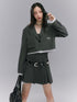 DIDDI MODA Short Trim Blazer In Coffee