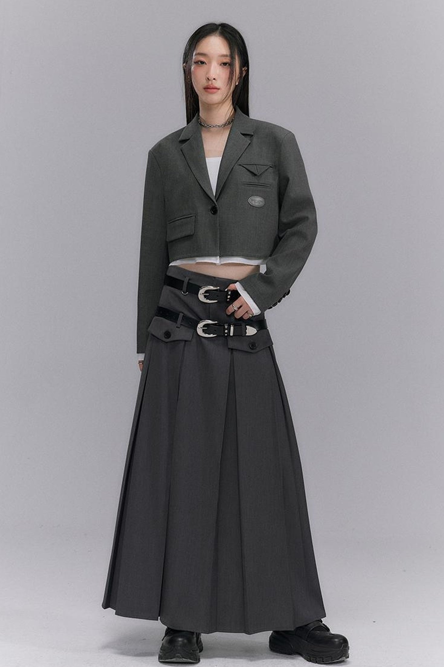 DIDDI MODA Short Trim Blazer In Coffee