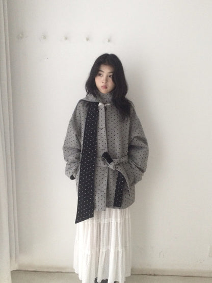 SicAstra_Black_Grey_Polka_Dot_Scarf_Belted_Wide_Fit_Women&