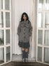 SicAstra Black Grey Polka Dot Scarf Belted Wide Fit Women&