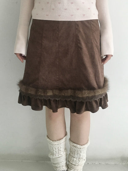 SicAstra_Mink_Fur_Splice_Lace_Trim_Ruffle_Women&