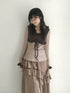 SicAstra_Oatmeal_Ruffle_Tie_Cinched_Waist_Women&