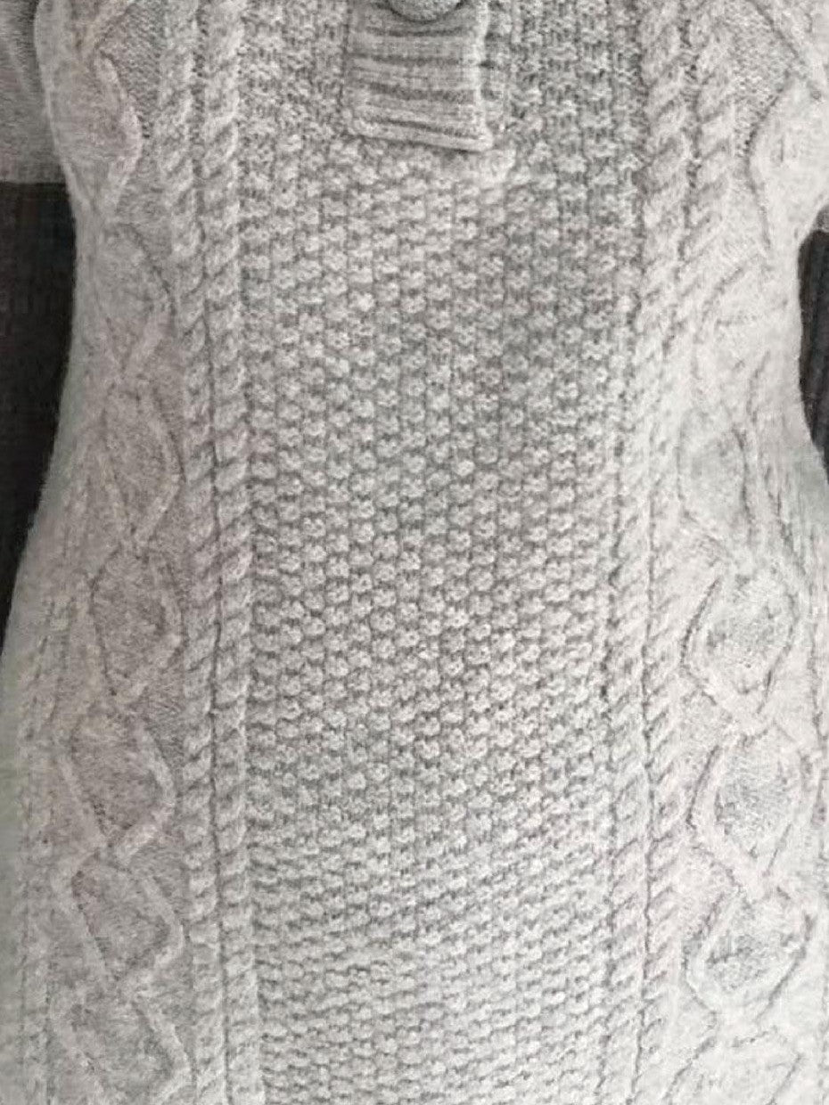 SicAstra Retro Lace Trim Mock Neck Layered Ribbed Women&