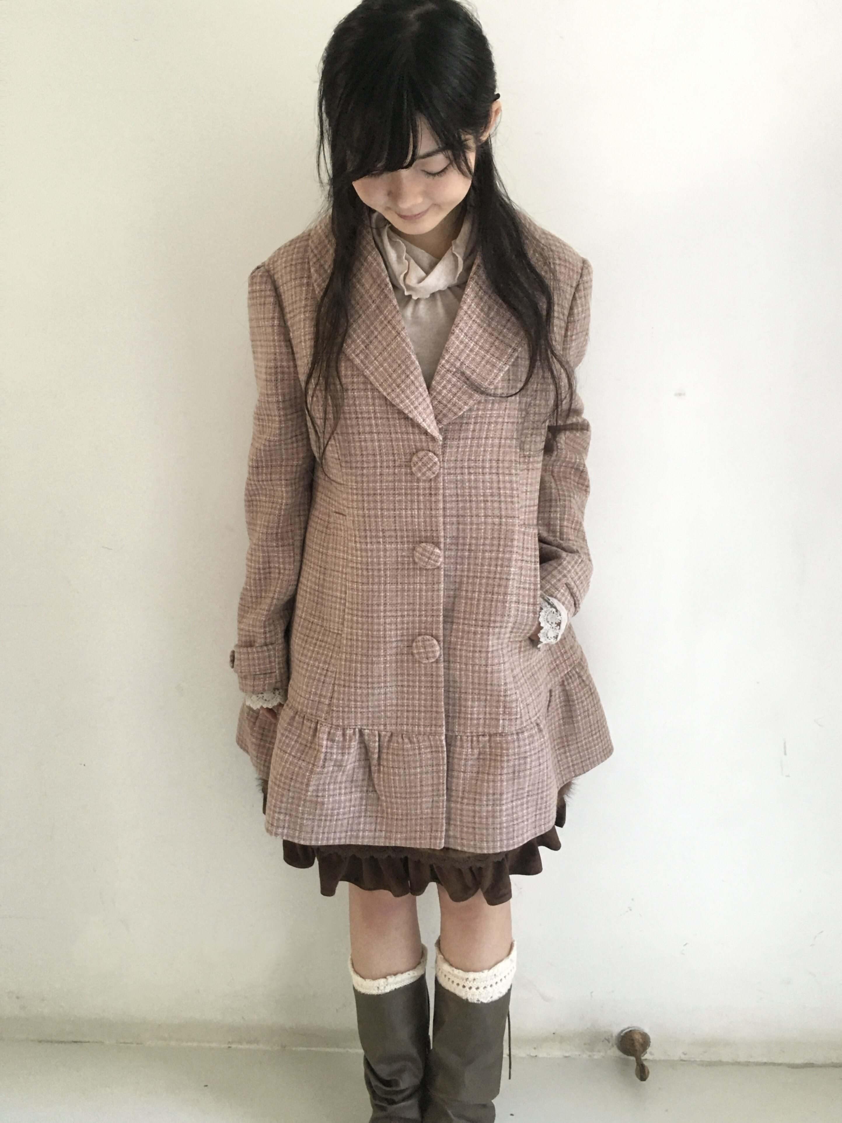 SicAstra_Vintage_Collegiate_Plaid_Blazer_Collar_Sweet_Women&