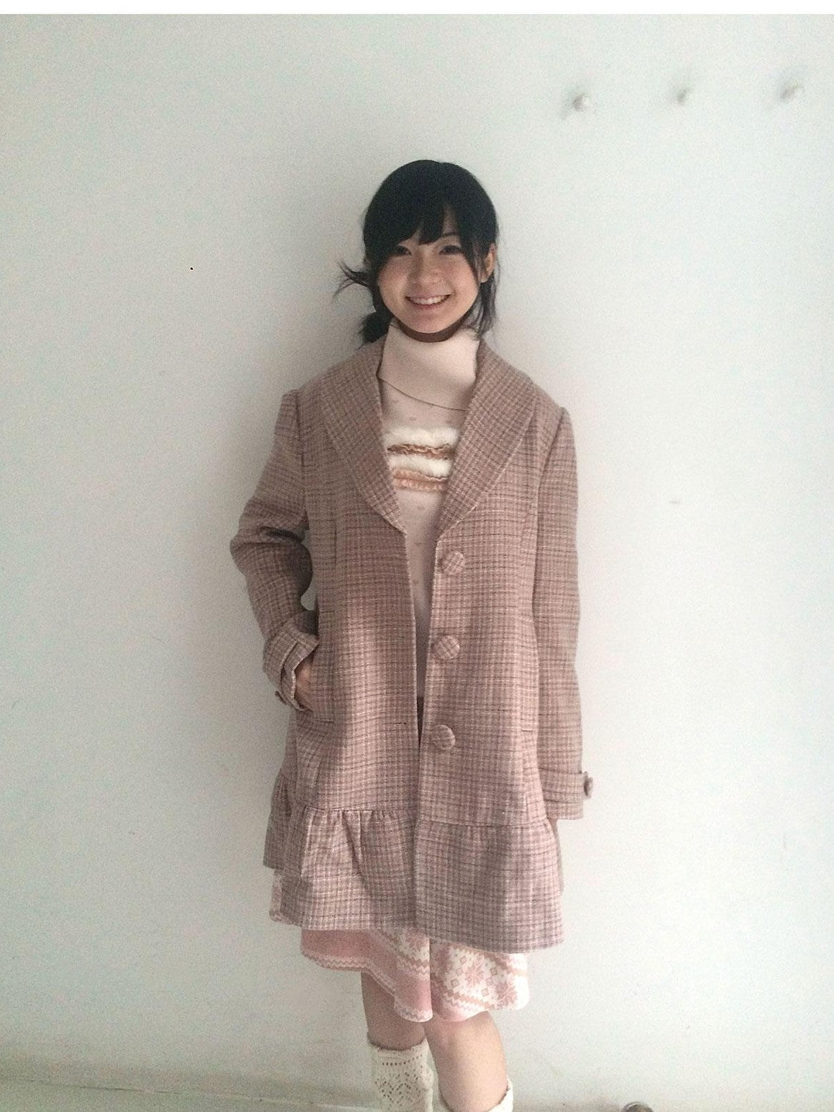 SicAstra Vintage Collegiate Plaid Blazer Collar Sweet Women&