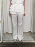 SicAstra Woodland Lace Patchwork Drawstring Slight Flare Women&