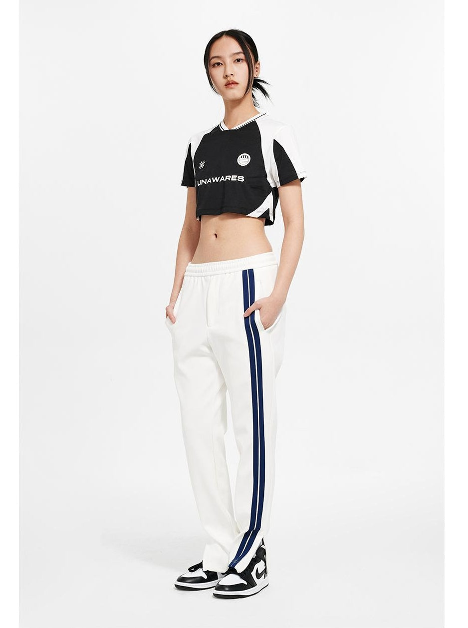 Side Stripe Zip Hem Track Pants