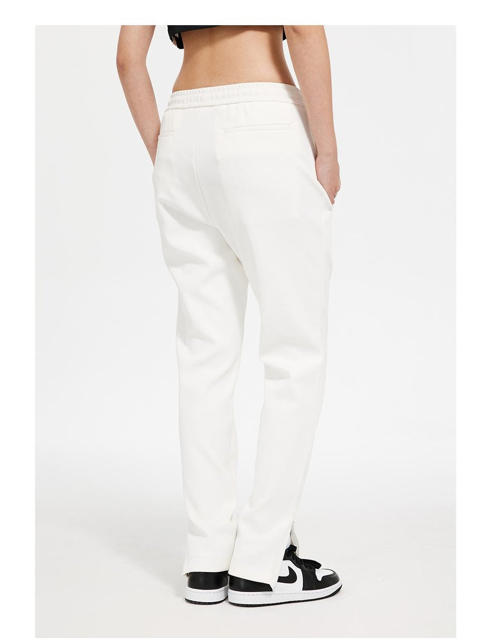 Side Stripe Zip Hem Track Pants