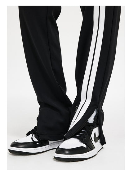 Side Stripe Zip Hem Track Pants