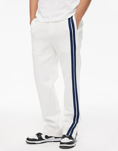 Side Stripe Zip Hem Track Pants