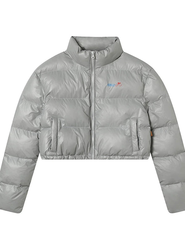 Winter Pixel Glow Short Padded Jacket