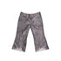 Update OPEN AESTHETIC Silver Crinkle Embroidered Denim Shorts