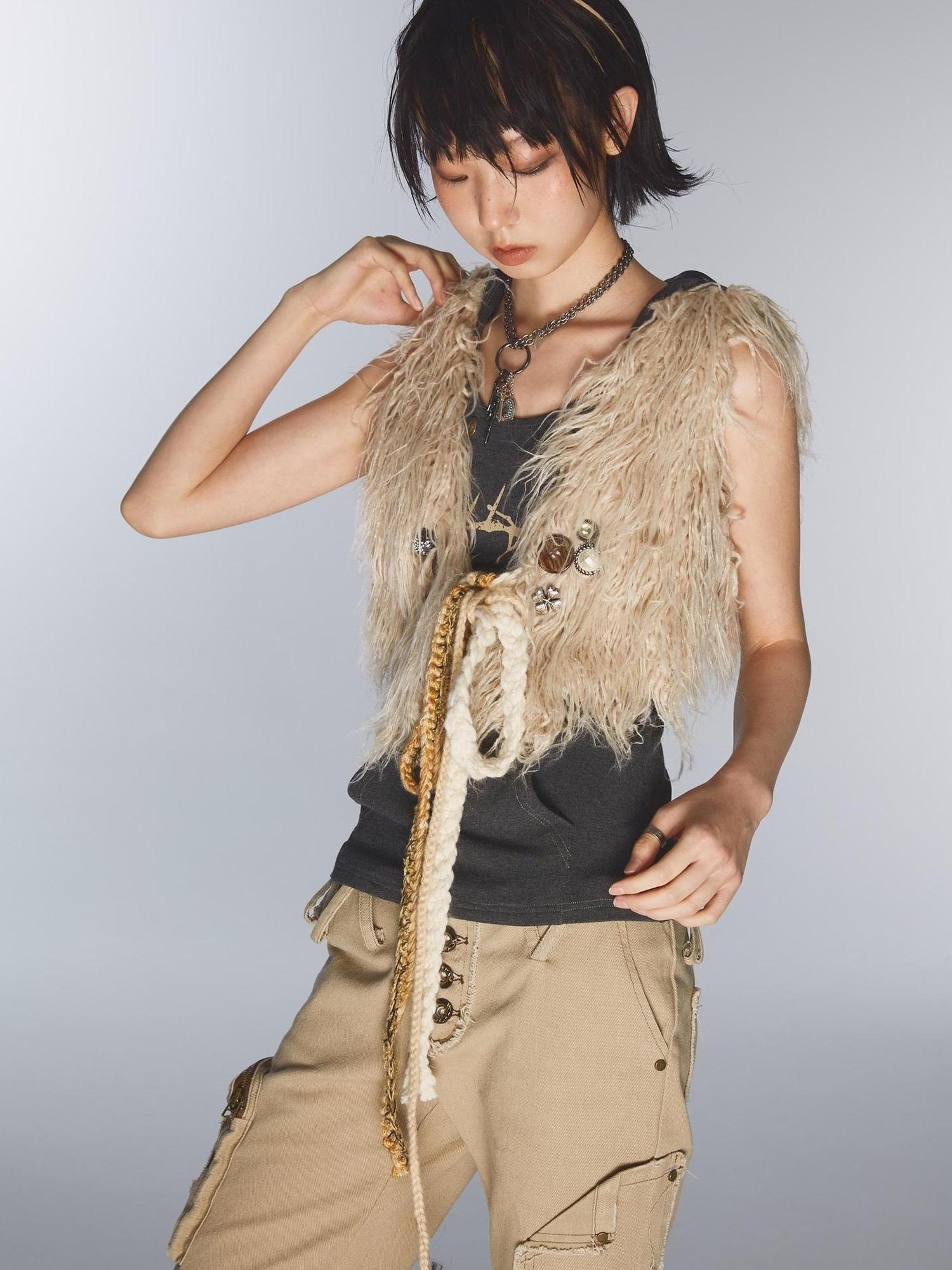 NONAME SPACE Skin Friendly High Elastic Hoodie With Flap Pocket Pants