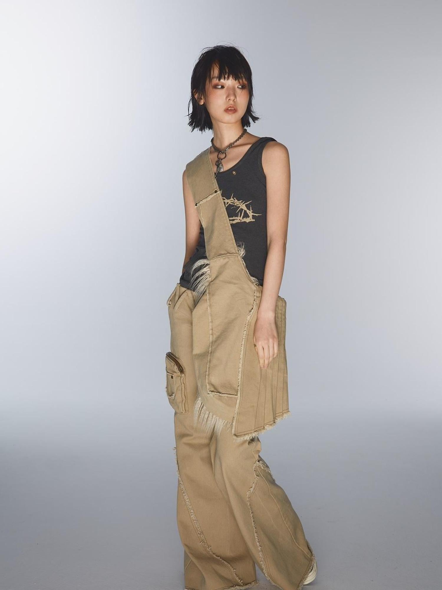 NONAME SPACE Skin Friendly High Elastic Hoodie With Flap Pocket Pants