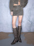UpdateNN NORTH NODE Washed Aviator Jacket Set With Wild Grass Texture
