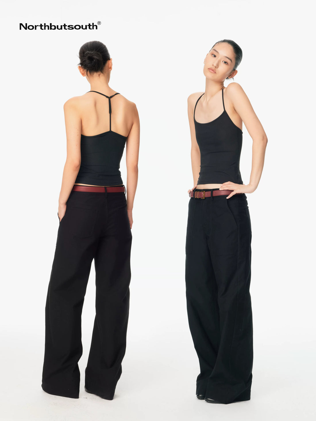 Sleek Y Back Thin Strap Adjustable Slim Stretch Women&