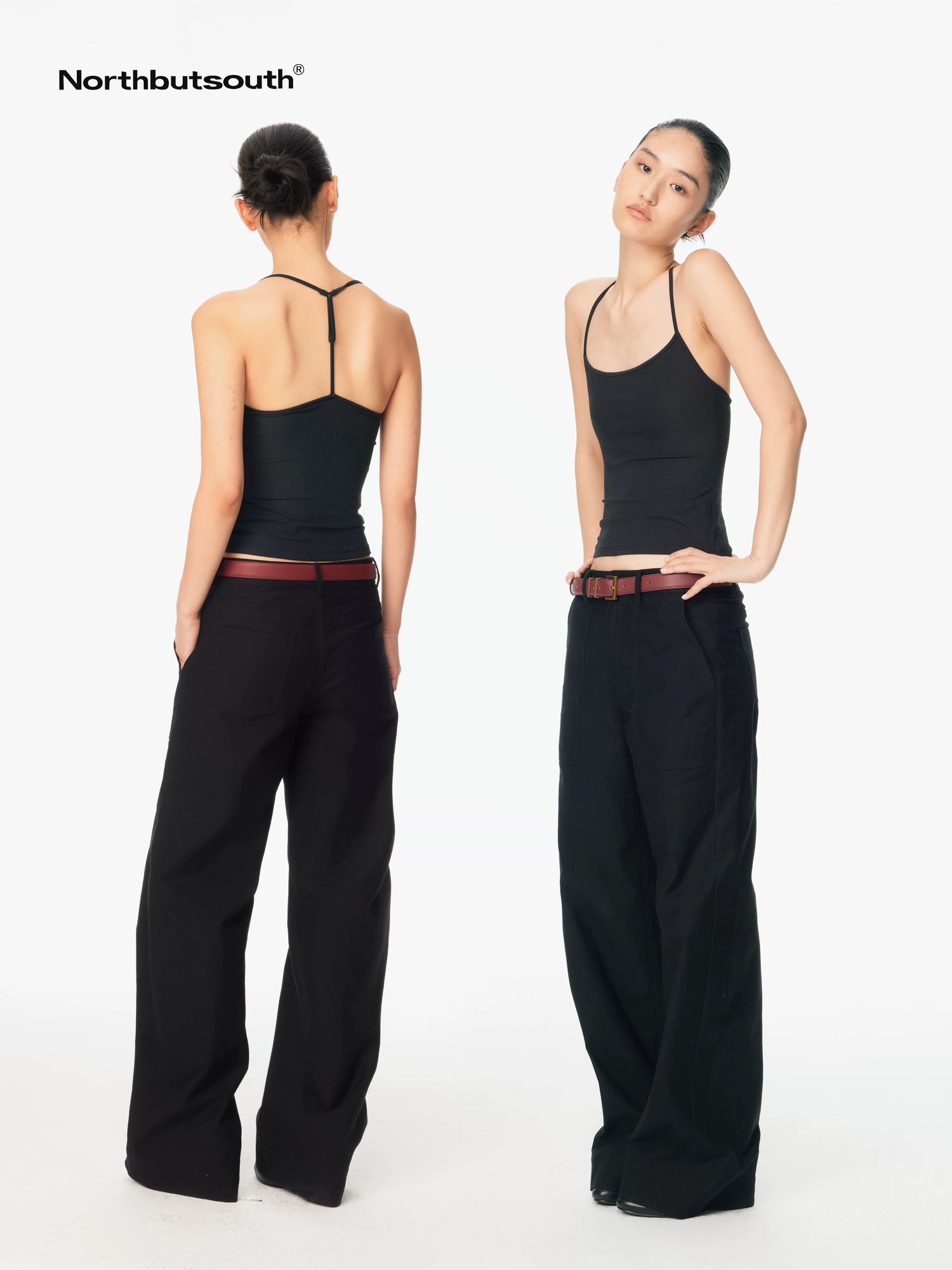 Sleek Y Back Thin Strap Adjustable Slim Stretch Women&
