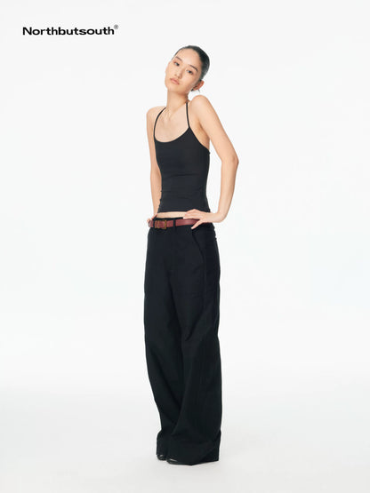 Sleek Y Back Thin Strap Adjustable Slim Stretch Women&