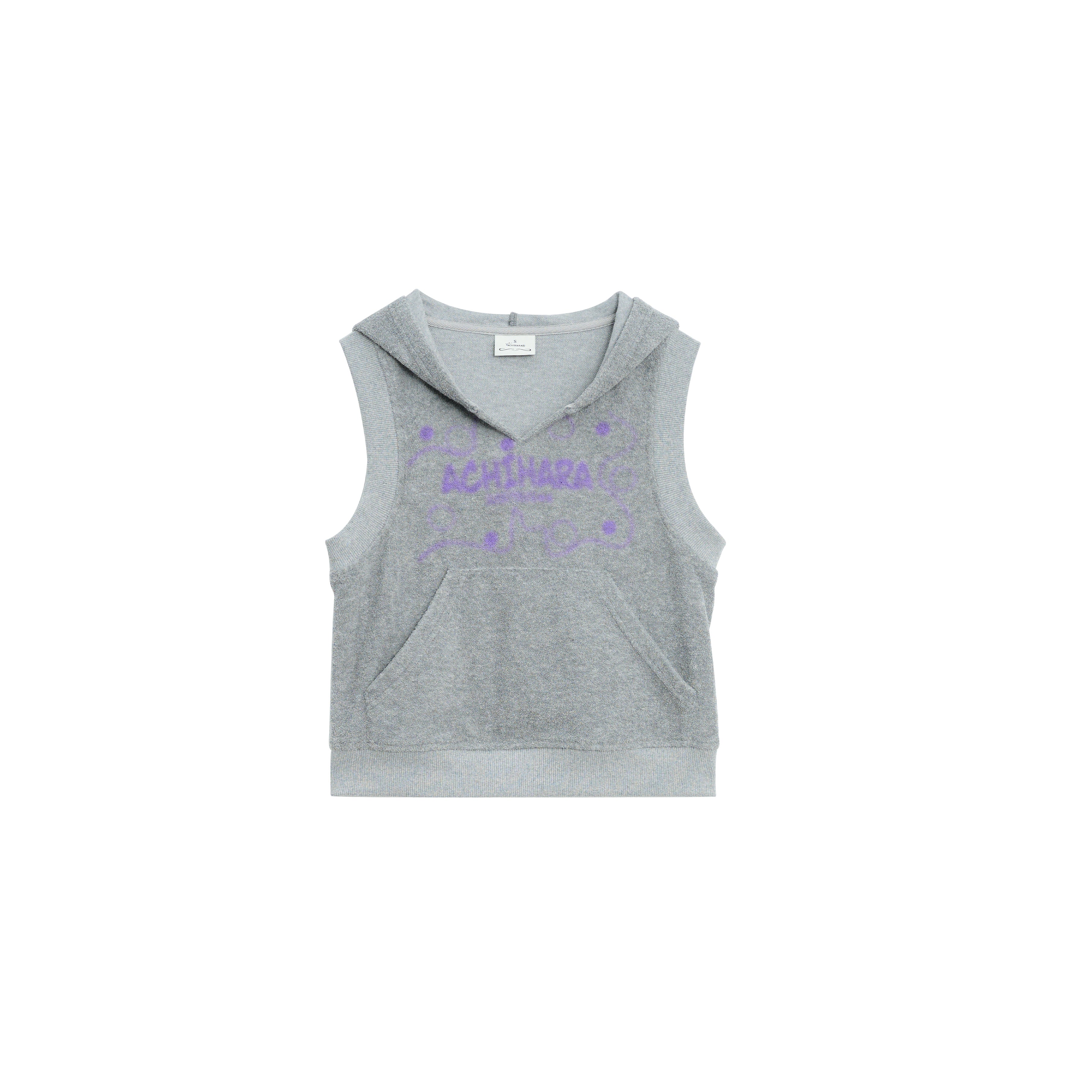 Achihara Sleepy Sheep V-Neck Hooded Vest