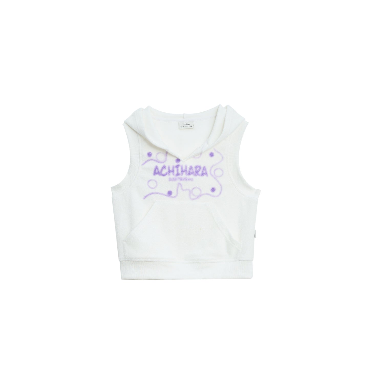Achihara Sleepy Sheep V-Neck Hooded Vest