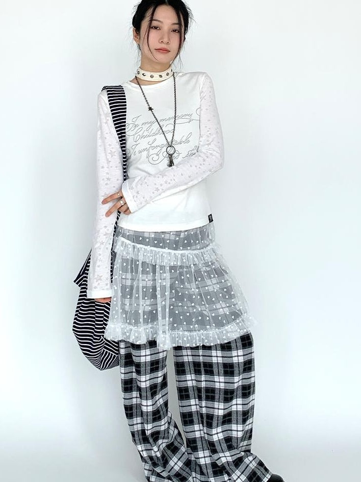 Slim Fit Hooded Round Neck Printed Patchwork T-Shirt