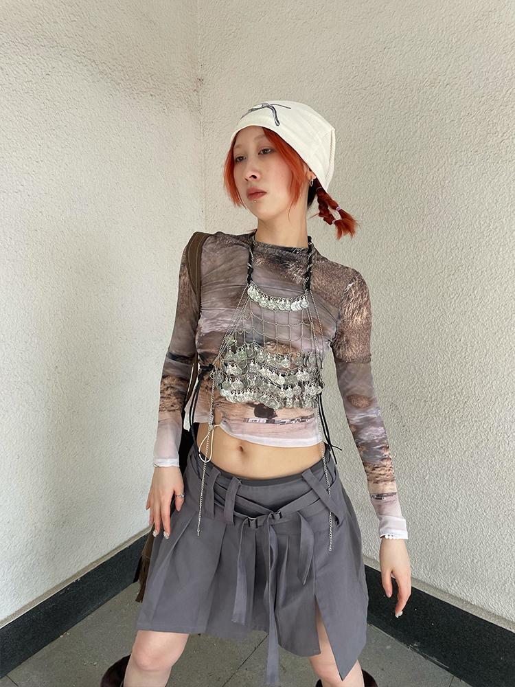 Slim Fit Long Sleeve T-Shirt Women Fashion Basic Tee