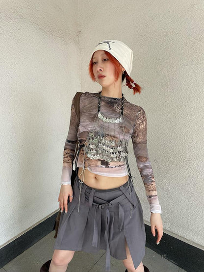 Slim Fit Long Sleeve T-Shirt Women Fashion Basic Tee