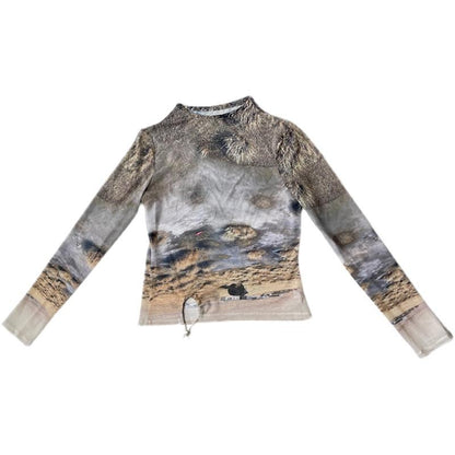 Slim Fit Long Sleeve T-Shirt Women Fashion Basic Tee