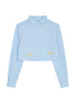 Achihara Chilled Soda Blue Long-Sleeve Shirt