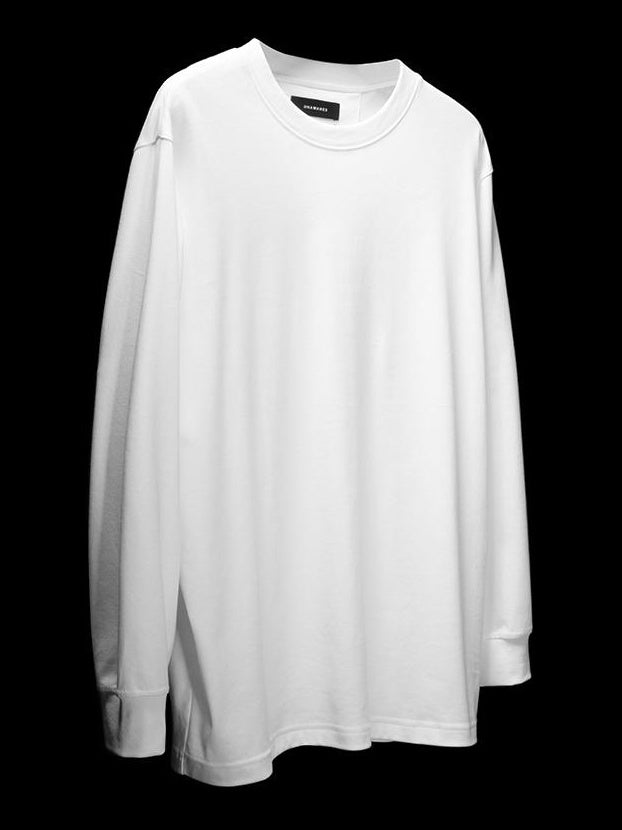 Soft Cotton Relaxed Long-Sleeve Tee