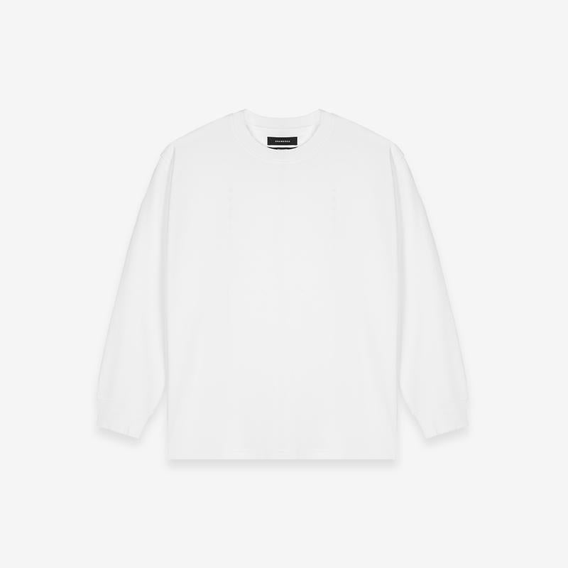 Soft Cotton Relaxed Long-Sleeve Tee