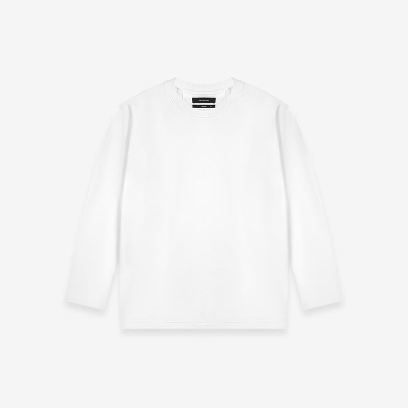 Soft Cotton Relaxed Long-Sleeve Tee