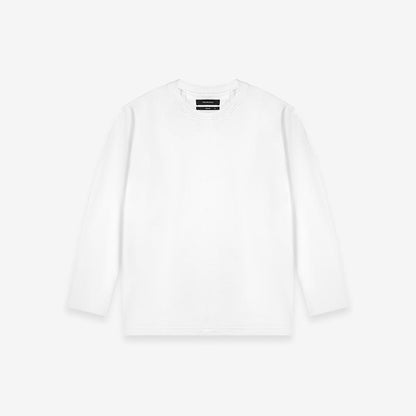 Soft Cotton Relaxed Long-Sleeve Tee