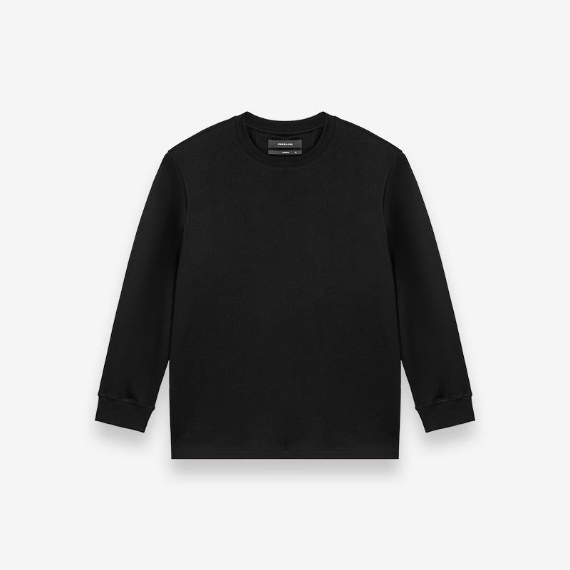 Soft Cotton Relaxed Long-Sleeve Tee