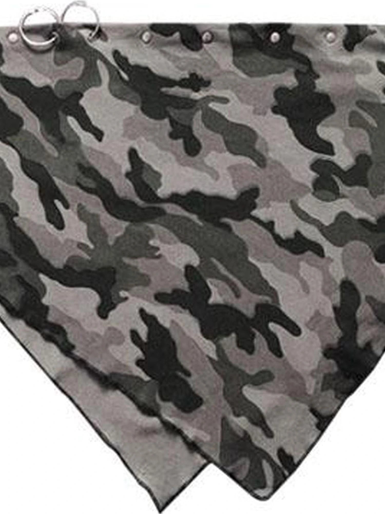 Spicy Soldier Studded Camo Bandana Punk Utility Scarf