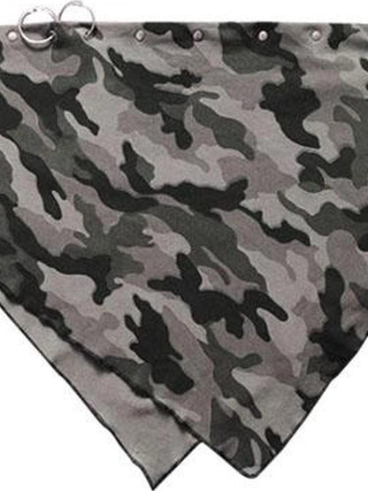 Spicy Soldier Studded Camo Bandana Punk Utility Scarf