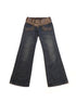 Flowers birds Market Rooted Silence Washed Patchwork Pants