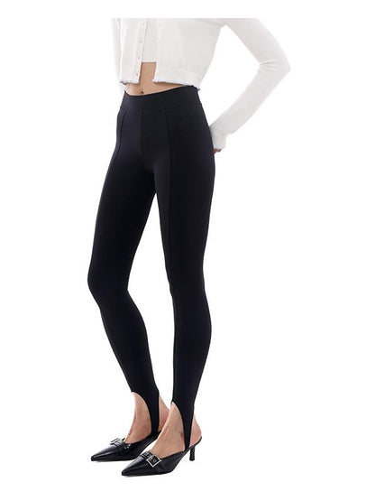 Spring High-Waist Retro Stretch Stirrup Pants