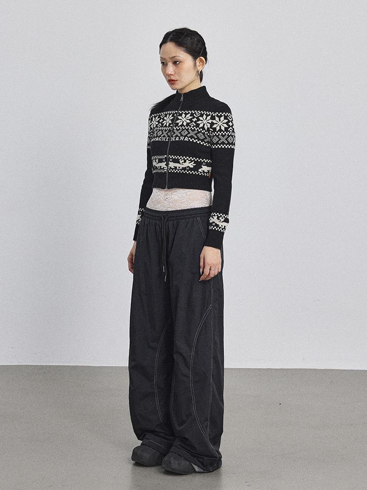 Frühlings-Strickjacke-Oberteil für Damen im Neujahrs-Outfit 