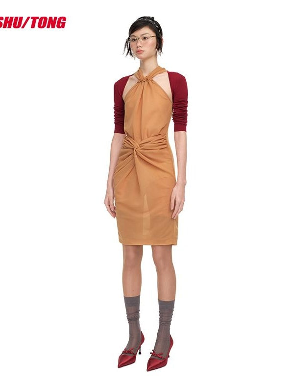 Spring Knot Dress: Trendy &amp; Versatile Women&