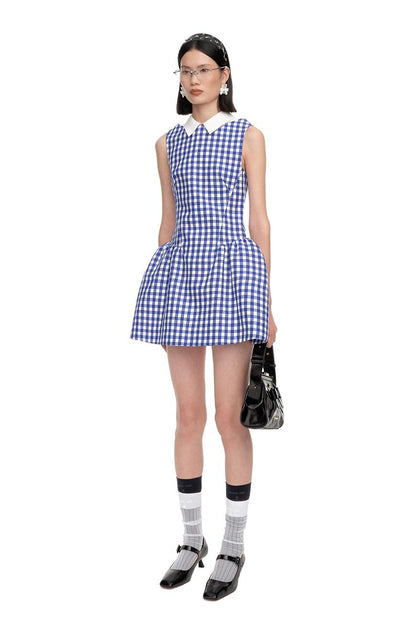 Spring Sleeveless Collar Dress Sweet &amp; Stylish