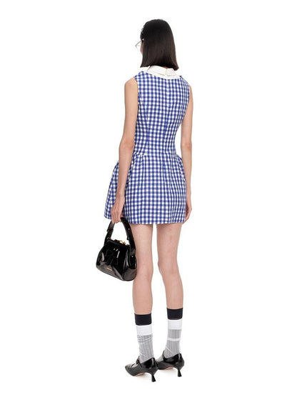 Spring Sleeveless Collar Dress Sweet &amp; Stylish