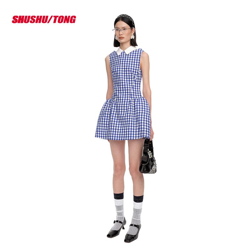 Spring Sleeveless Collar Dress Sweet &amp; Stylish