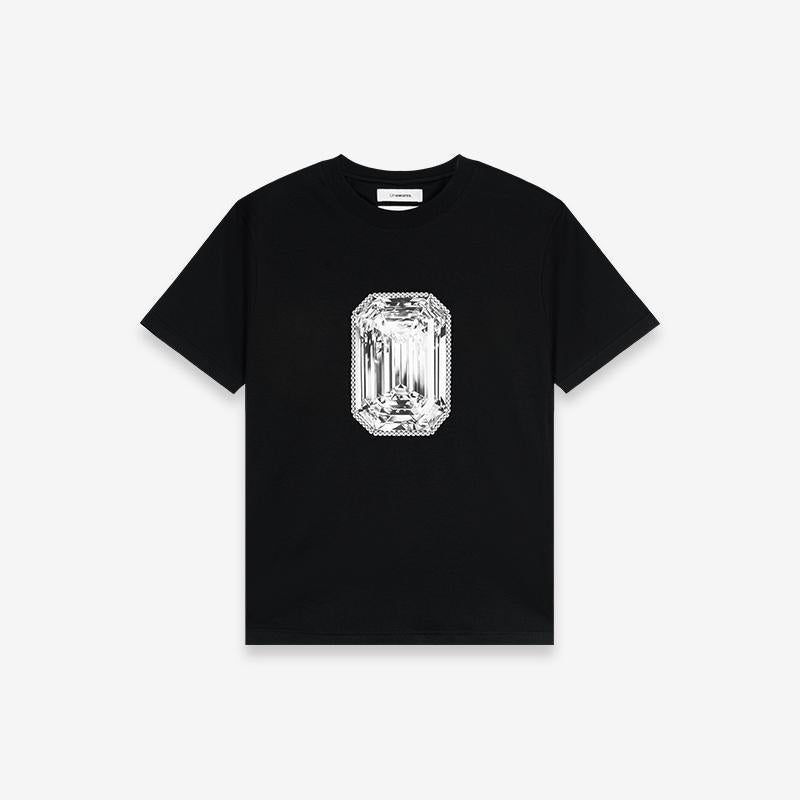 Square Diamond Print Short Sleeve Tee